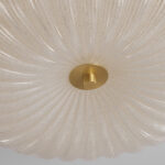 French-style Light-luxury Shimmering Sand-textured Ripple-edge Ceiling Light
