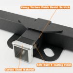 Black Class 3 Tow Trailer Hitch 2 Inch Receiver Compatible With 1983-2011 Ford Ranger 1994-2009 Mazda B2300 B3000 B4000 Pickup