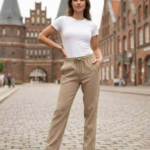 Ladies Long Trousers, Straight Leg Pants, Women Casual Pants, Casual Pants, Women Pants, Sports Pants, Women's Long Pants, Sweatpants, Casual Drawstring Pants Women Everyday Wear Bottoms