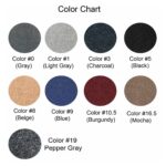 Gray Carpet Dash Mat Compatible With 1999-2005 Sonata Dash Cover