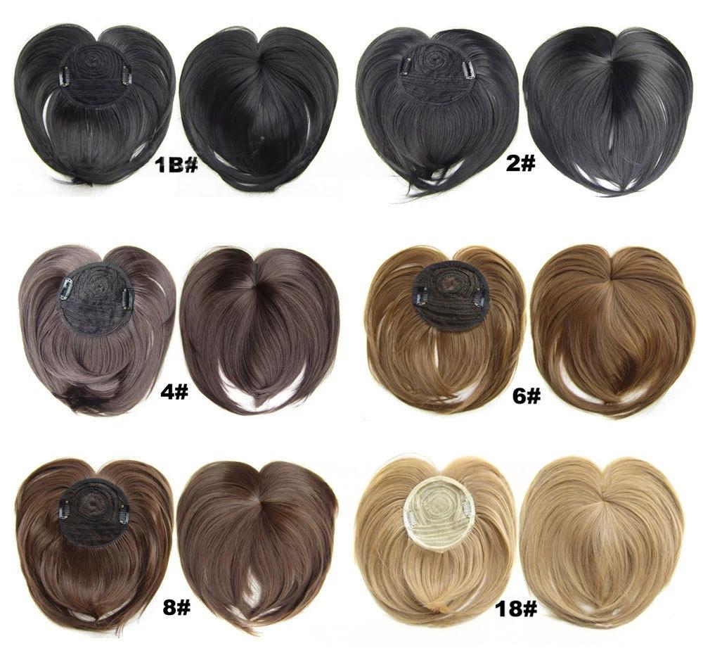 Womens Fashionable Wig High-temperature Synthetic Fiber With A Lace Front And Bangs