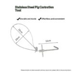 Pig Restraint Device, Metal Casing Pig Holder