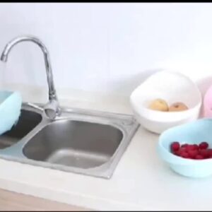 Kitchen Multi-functional Rice Washing Machine, Vegetable Basket, Lazy Person’s Supplies, Draining And Washing Rice Sieve, Multi-purpose Plastic Rice Washing Basin With Dense Holes