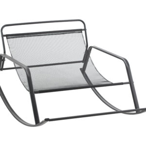 Rocking Chair with Extra-Wide Technical leather Upholstered Gliding Chair Boucle Reclining Chair, Modern Accent Chair for Living Room Nursery Bedroom -white