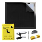 420D Blackout Fabric, Fully Opaque Curtains, Portable And Cut-to-size Sun-blocking Shade Curtains