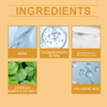 Hoygi Centella Asiatica Ampoule Foam Facial Cleanser, Gentle Hydrating Soothing Pore Cleansing Face Wash