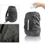 Backpack Cover Size M In Black And Green - Protective Cover For Daypacks And Travel - Accessory Set