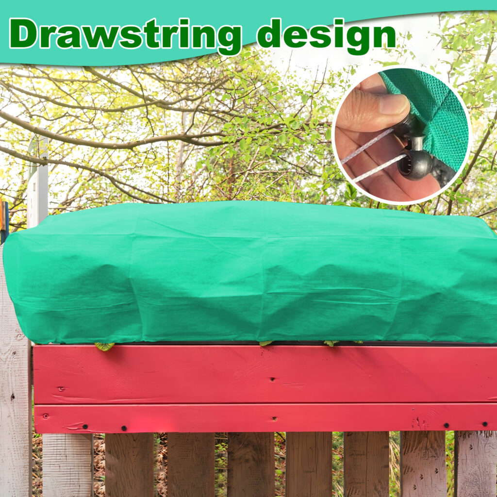 Protective Covers For Flower Boxes, Set Of 2—Winter Insulation For Plants In Pots And Boxes—Garden Accessories Set