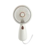 USB-Charged Simple Handheld Portable Mini Fan With LED