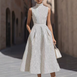 Womens Sleeveless Long Casual Dress
