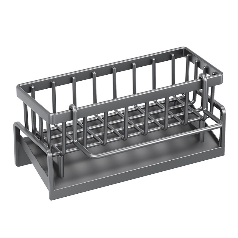 Cross-border Kitchen Sponge Rack, Draining Rack, Detergent Sorting, Multi-functional Rag Rack, Countertop Storage And Shelving Rack