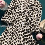 Retro-style Polka-dot Dress For Women