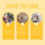 Cat 3 Fish Oil Tablets, Multivitamin Skin & Coat Supplement For Cats, Support Immune, Heart & Bone Health, 60 Chewable Tablets