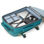 3-Piece Luggage Set - 20in Checked Suitcase with TSA Lock Travel Duffel Bag Wet-Dry Toiletry Bag,blue
