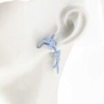 New Hip-hop Rock Dolphin Stud Earrings