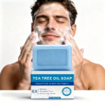 Rounded Corner Blue Tea Tree Soap