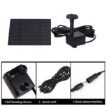Garden Solar Water Pond Pump Powered Panel Kit Outdoor Pool Fountain Submersible
