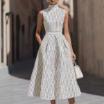 Womens Sleeveless Long Casual Dress