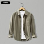 Loose-fitting Versatile Long-sleeve Cotton Shirt