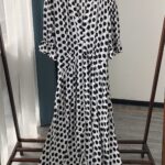 Retro-style Polka-dot Dress For Women