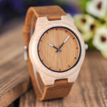 Wooden Watch Bamboo Casual And Fashionable