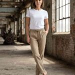 Ladies Long Trousers, Straight Leg Pants, Women Casual Pants, Casual Pants, Women Pants, Sports Pants, Women's Long Pants, Sweatpants, Casual Drawstring Pants Women Everyday Wear Bottoms