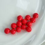 10mm Pumpkin Acrylic Beads, Solid Color PS Plastic Round Charms With Straight Hole For DIY Jewelry Making, Bracelets, Necklaces & Kids Crafts, Mixed Pastel Colors