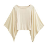Womens Summer New Sexy Slim-fit Solid-color Versatile Sun-protection Top