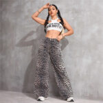 Floor-length Flared Straight-leg Denim Jeans For Women