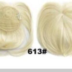 Womens Fashionable Wig High-temperature Synthetic Fiber With A Lace Front And Bangs