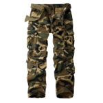 Men's Cargo Pants 3D Multi Pockets Loose Straight Leg Work Pants Wear Resistant Outdoor Casual Hiking Trousers Plus Size