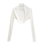 Shrug Short Cape Shoulder-covering Sun-protection Layering Piece Sleeveless Cardigan