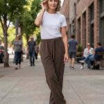 Ladies Long Trousers, Straight Leg Pants, Women Casual Pants, Casual Pants, Women Pants, Sports Pants, Women's Long Pants, Sweatpants, Casual Drawstring Pants Women Everyday Wear Bottoms