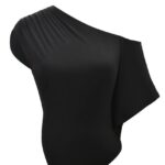 Pure Desire For Wind And Inclined Collar American Short Sleeve