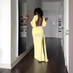 Womens Elegant Backless Sexy Dress