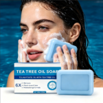 Rounded Corner Blue Tea Tree Soap