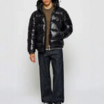Mens Winter Cotton-padded Coat With Hood