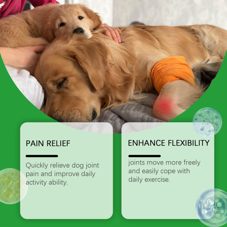 Dog Glucosamine Hip Joint Chews, Chondroitin Joint Support Supplements For All Breeds, Chicken Flavor Soft Chews To Relieve Joint Pain & Boost Mobility