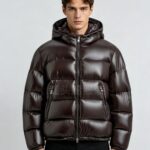 Mens Winter Cotton-padded Coat With Hood