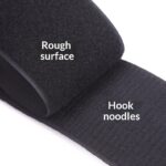 Black Luggage With Polyester Velcro Straps