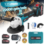 125mm Angle Grinder, Cordless Cutting Grinder, Grinding Machine, Flexible Shaft With 21V Batteries