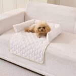 Sofa-style Calming Dog Bed, Durable Suede Pet Sofa Bed, Waterproof Sofa Cushion Pet Bed, Sofa Protection Pad Suitable For Small And Medium-sized Dogs And Cats.