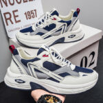 Men's Sports Shoes, New 2026 Summer Breathable Mesh Running Shoes, Platform Dad Sneakers For Male Students