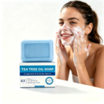 Rounded Corner Blue Tea Tree Soap