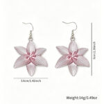 Hot Selling New European American Vintage Floral Tassel Earrings For Women, Premium Fashion Versatile Daily Ear Jewelry