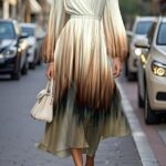 Printed Casual Womens Long Dress