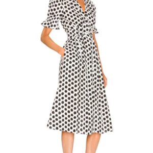 Retro-style Polka-dot Dress For Women