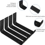 4 8 Pack Rustic Shelf Brackets Scaffold Board Industrial Solid Steel Heavy Duty