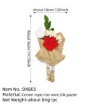 Handmade Crochet Flower Bouquet For Birthday,wedding,party Gift