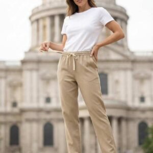 Ladies Long Trousers, Straight Leg Pants, Women Casual Pants, Casual Pants, Women Pants, Sports Pants, Women's Long Pants, Sweatpants, Casual Drawstring Pants Women Everyday Wear Bottoms